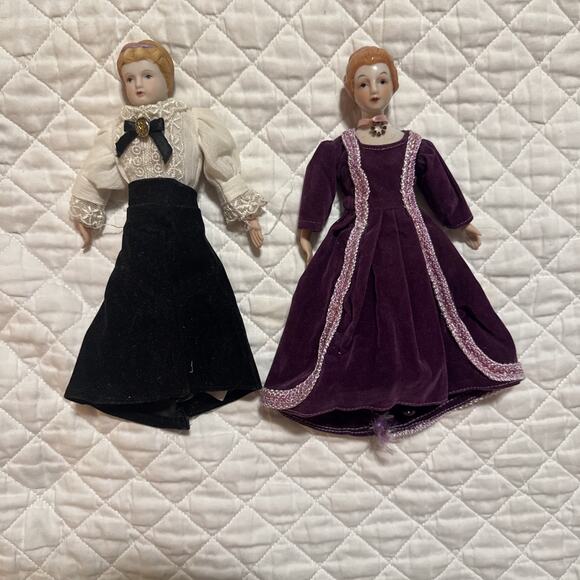 Silvestri porcelain dolls 2 - Picture 1 of 7